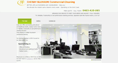 Desktop Screenshot of cherryblossomcleaning.com